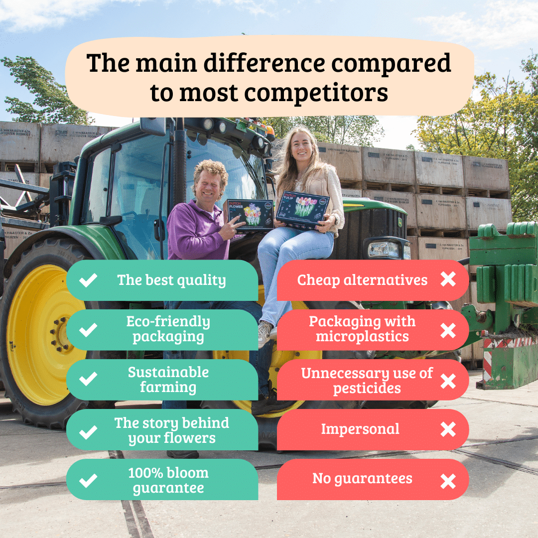 Flowerbulbs Amsterdam - Appie's Best - 30 Blumenzwiebeln - Größe 12+